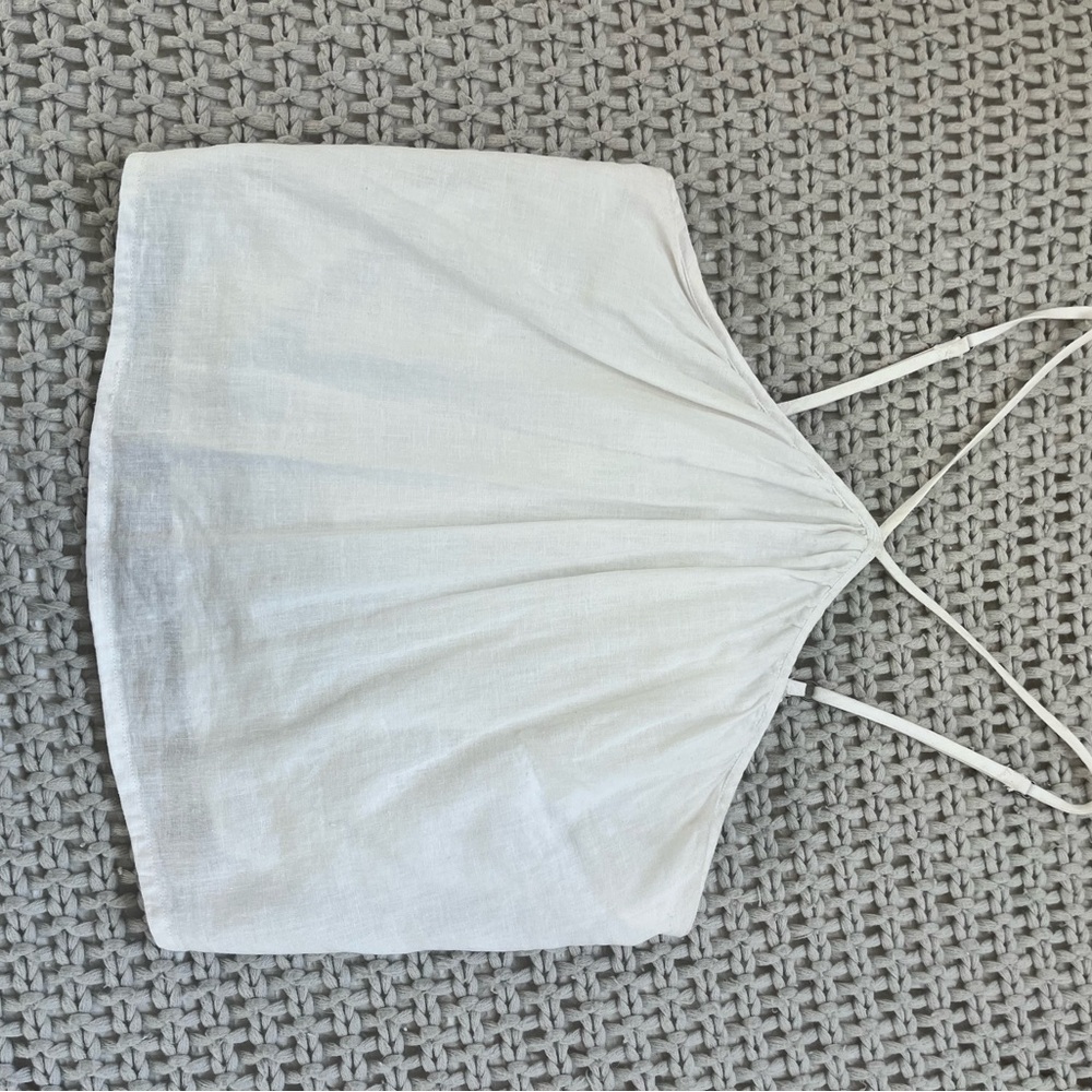 Abercrombie & Fitch Cream Halter Top